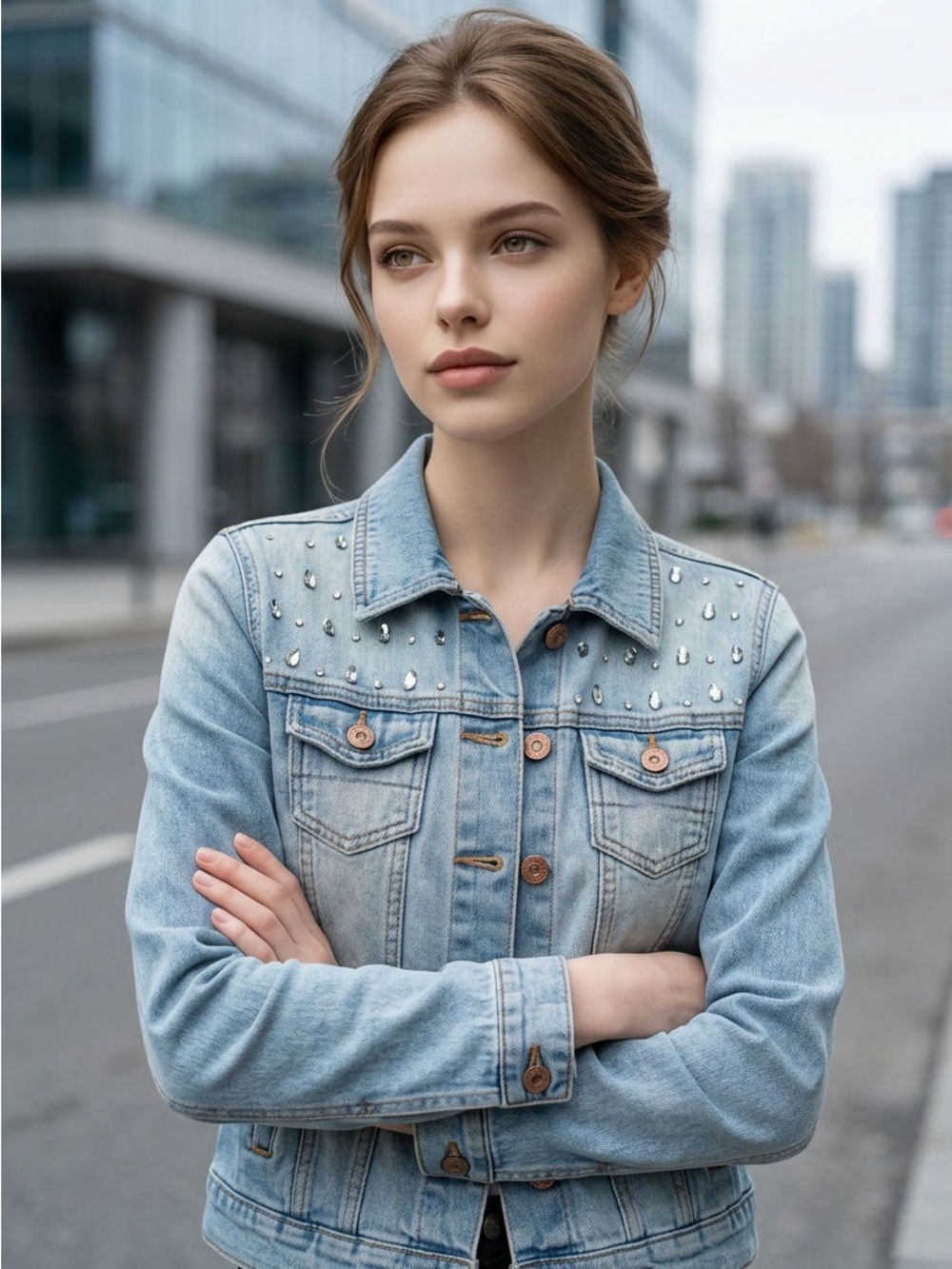 Highway Jeans Light Blue Denim Shirt Jacket